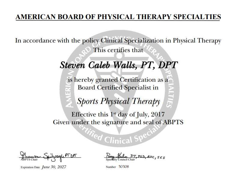 American Board of Physical Therapy Specialities